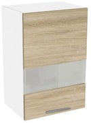 Salandra egyajtós üveges felső konyhaszekrény SC 40 Sonoma N