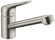 Hansgrohe Focus M42, mosogató csaptelep M421-H100, rozsdamentes acél megjelenés, HAN-71808800