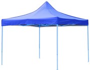 Összecsukható kerti pavilon több típusban-2,9x2,9 méteres-kék-pavilon