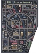 Ülejõe fekete kétoldalas gyerekszőnyeg, 140 x 200 cm - Narma