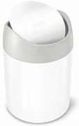 Asztali hulladékgyűjtő Mini 1,5 l, fehér