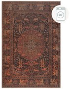 Borvörös mosható szőnyeg 190x290 cm Nico Global – Flair Rugs