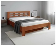 Franciai ágy tömör fából tárolóhellyel ANGELA 180x200 cm szilva