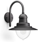 Philips 01652/30/PN - Kültéri fali lámpa RAINDROP 1xE27/60W/230V IP44