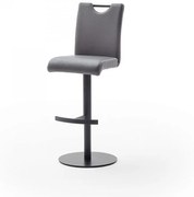 ALESI állítható magasságú szürke bárszék antracit szürke lábbal