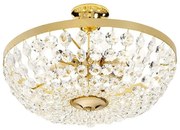 Kolarz 960.16K.3 - Kristálycsillár rúdon VALERIE 6xE14/40W/230V 24K arany