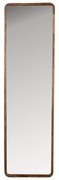 Fali tükör tömörfa kerettel 34x120 cm Nyko – White Label