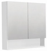 Tükörszekrény SAT Cubeway 80x14x72 cm laminált fehér fényű GALCU80BL