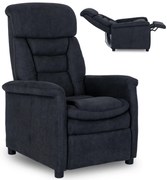 TV és Relaxfotel Fekete Színben. NORDI