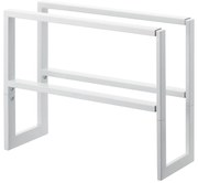 Fehér fém teleszkópos cipőtartó állvány Line – YAMAZAKI