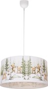 Gyerekszobai csillár KIDS ROOM 1xE27/60W/230V átm. 40 cm, állatkás