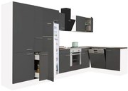 Yorki 370 sarok konyhabútor alsó sütős felülfagyasztós hűtős kivitelben