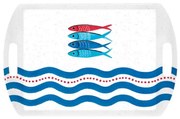 Műanyag tálca 52x35 cm Sardine's Party