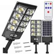 Nagyméretű kültéri napelemes, időjárásálló, LED reflektor, 800W, IP65, HT