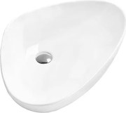 Mexen Bella pultra helyezhető mosdókagyló 59 x 39 cm, fehér - 21465900