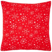 4Home Snowfall in Red párnahuzat, 45 x 45 cm