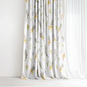 Goldea húsvéti dekor függöny - barka mintás 220x150 cm