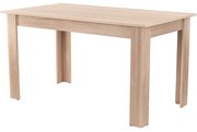 Yorki Standard étkezőasztal 140x80 cm sonoma tölgy