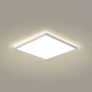 Brilagi - ULTRA SLIM fürdőszobai mennyezeti LED lámpa/18W/230V 30x30 cm ezüst IP54