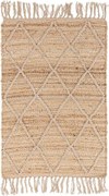 Natúr színű kézi szövésű juta szőnyeg 60x90 cm Shaila – Bizzotto