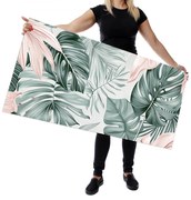 Wallplex konyhahátfal Pasztell Pálmalevél (Méret: 60x120)
