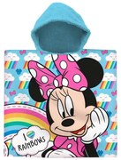 Disney Minnie Rainbows strand törölköző poncsó 60x120 cm