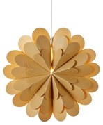 Aranyszínű függő fénydekoráció karácsonyi mintával ø 45 cm Maravilla – Markslöjd