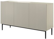 Nicole komód 150 cm - kasmír / fekete lábak