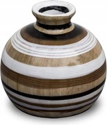 Váza Fa Váza Kézzel Készített Homepaint