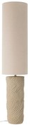 Natúr színű állólámpa textil búrával (magasság 110 cm) Payah – Bloomingville