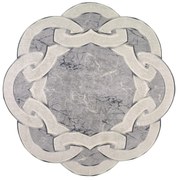 Szürke kerek szőnyeg ø 160 cm - Vitaus