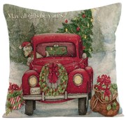 JINGLEVAN párnahuzat 45x45 cm, színes