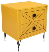 Luna Yellow éjjeliszekrény