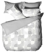 B.E.S. Petrovice Flanel ágynemű Nordic Grey, 140 x200 cm, 70 x 90 cm