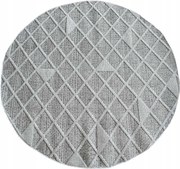 Kerek szőnyeg 160cm zsinóros hurok,külső-belső lapos