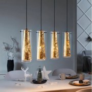 Eglo 79344 - Csillár zsinóron PINTO GOLD 4xE27/40W/230V arany