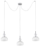 Argon 1354 - LED Csillár zsinóron TULUZA 3xLED/5W/230V