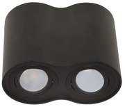 Spotlámpa SIROCO 2xGU10/30W/230V fekete