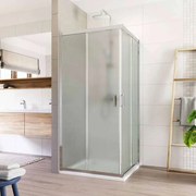 Mereo Mereo, Zuhanykabin, LIMA, négyzet, króm ALU, Pontos üveg, MER-CK608A22K