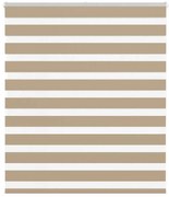 zebrafüggönnyel homokbarna szövetszélesség 120,9 cm poliészter