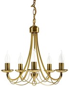 Csillár láncon MUZA 5xE14/40W/230V