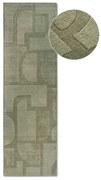 Zöld kézi szövésű gyapjú futószőnyeg 80x250 cm Alexis – Villeroy&amp;Boch