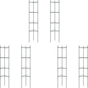 vidaXL 6 db acél és polipropilén paradicsomketrec 154 cm
