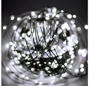 LED kültéri karácsonyi fényfüzér 1500 LED/230V, 8 funkció, 153 m, IP44, hideg fehér + távirányító