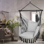 Deuba Függőszék 170x100x150 cm - szürke