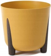 Virágtartó Fedő Frida Eco Mustár Lamela 30cm