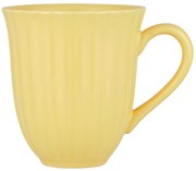 Sárga kerámia bögre rücskökkel MYNTE LEMONADE
