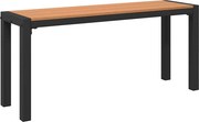 vidaXL Kerti pad Barna 100 x 28 x 45 cm Acél