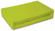 Zöld Lime frottír gumis lepedő 180x200 cm