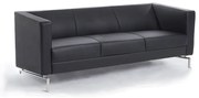 Manhattan 2 kanapé, háromüléses, fekete